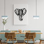 Majestic Wooden Elephant Wall Art Birthday Gift, thumbnail 3 of 9