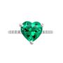 Emerald Love Diamond Ring, thumbnail 2 of 4