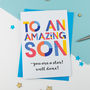 Amazing Son Personalised Card, thumbnail 2 of 2