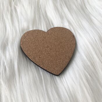 Personalised Quote Heart Coaster, 3 of 3