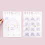 World's Best Mum Coupon Gift Wall Hang Poster, thumbnail 1 of 2