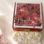 Golden Sunset | Yellow And White Floral Embroidery Clutch, thumbnail 7 of 9