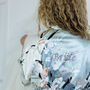 Personalised Women's Floral Print Kimono Dressing Gown, thumbnail 9 of 11