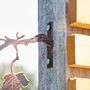 Recycled Iron Bird Silhouette Garden Art, thumbnail 3 of 6