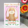 Personalised Bunny Relation Birthday Card, thumbnail 2 of 7