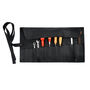 Personalised Leather Tool Roll In Black, thumbnail 4 of 8