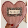 Liberty London Personalised Fabric Hearts, thumbnail 1 of 8