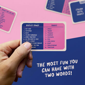 Clues In Twos | The Speedy Party Game Of Two Word Clues, 4 of 6