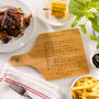 Personalised Handwriting Recipe Chopping Board For Him, thumbnail 1 of 9