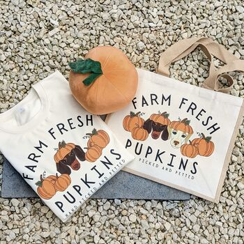 Personalised Farm Fresh Pumpkin Jute Tote Bag, 12 of 12