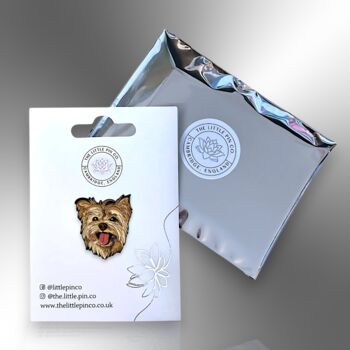 Yorkshire Terrier Enamel Pin Badge, Yorkie Dog Breed Brooch, Gift For Dog Lovers, Pet Loss Gift, 5 of 9