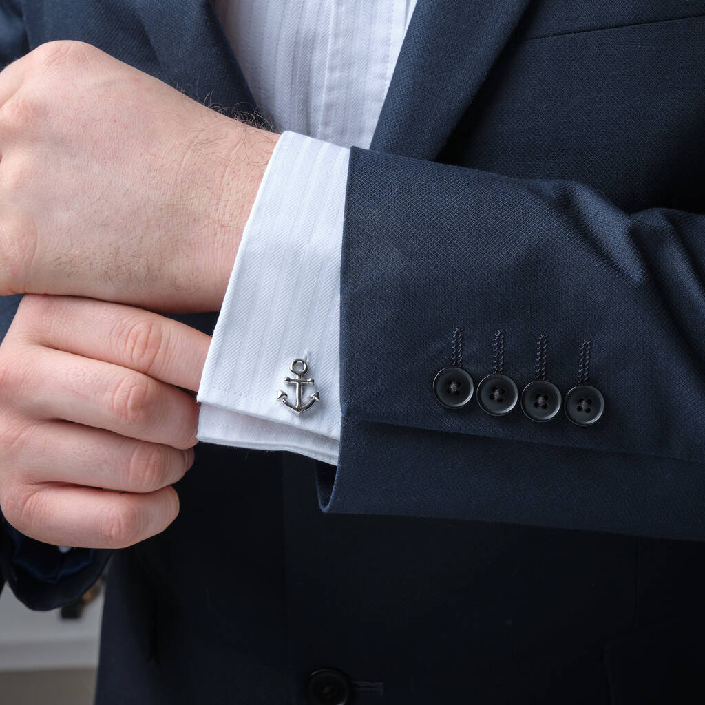 Image of Anchor Nautical Cufflinks