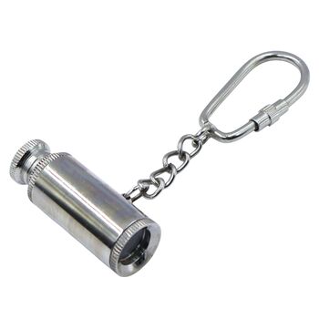 Brass And Chrome Mini Telescope Keyring, 8 of 12