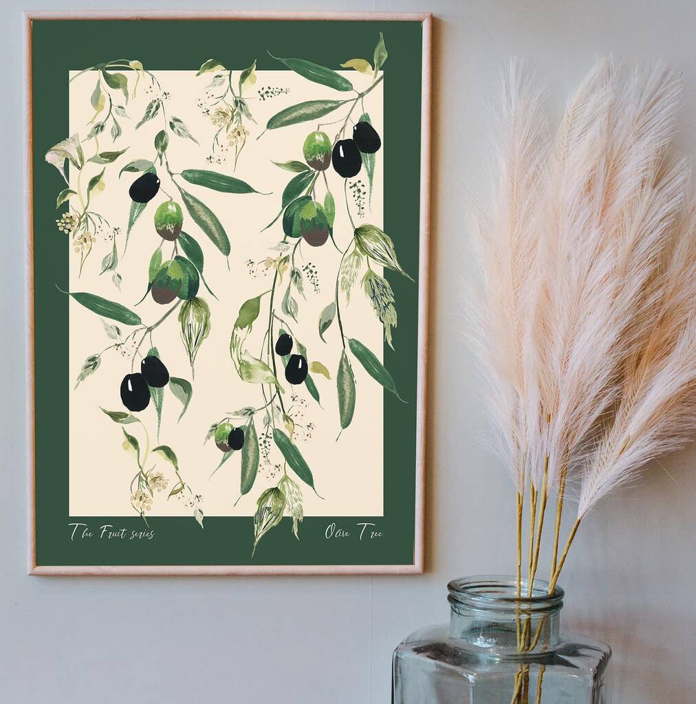 Olive Tree Print, 1 of 3