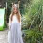 Mary Jane In Grey Flower Girl ~ Lilly + Bo Collection, thumbnail 1 of 9