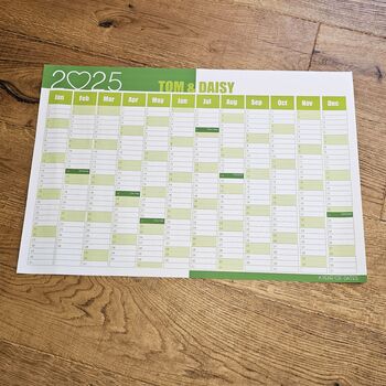 Personalised Green Wall Planner, 4 of 5