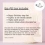 'A Little Box Of Love' Birthday Treat Hamper, thumbnail 8 of 8