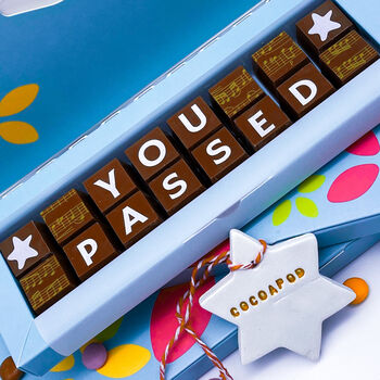 'You Passed' Chocolate Exam Results Gift Box, 2 of 6