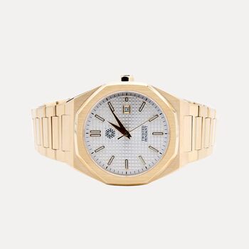 Gold Stainless Steel Wrist Watch For Men, 4 of 8