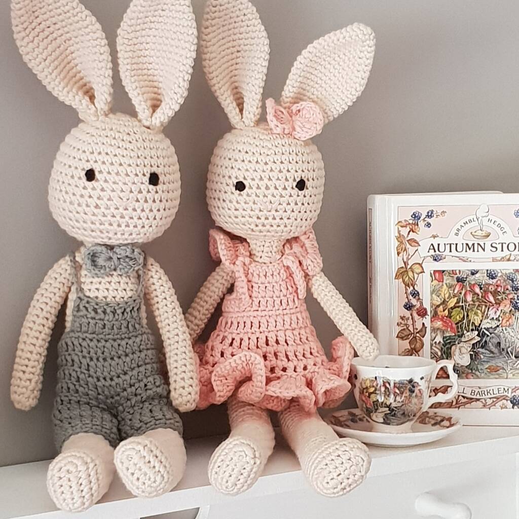 Crochet Bunny Handmade And Super Soft, 1 of 4