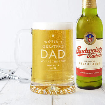 Personalised 'Worlds Greatest Dad' Tankard, 2 of 5