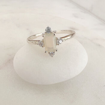 Opal Baguette Radiance Ring, 4 of 7