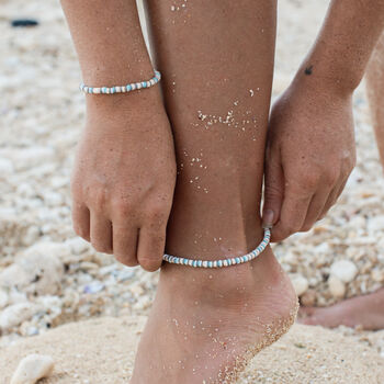 Avalon Clay Beaded Anklet, 5 of 6