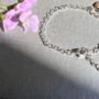 I Love You Sterling Silver Personalised Heart Bracelet, thumbnail 5 of 5