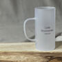 Personalised Groomsman Frosted Beer Stein, thumbnail 2 of 3
