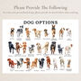 Personalised Family Portrait Print With Pet, thumbnail 3 of 6