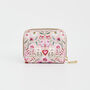 Penelope Pink Floral Heart Small Purse, thumbnail 4 of 7