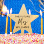 Personalised Hen Party The Future Mrs Star Cake Topper, thumbnail 2 of 7