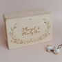 Personalised Memory Box With Floral Design, thumbnail 2 of 9