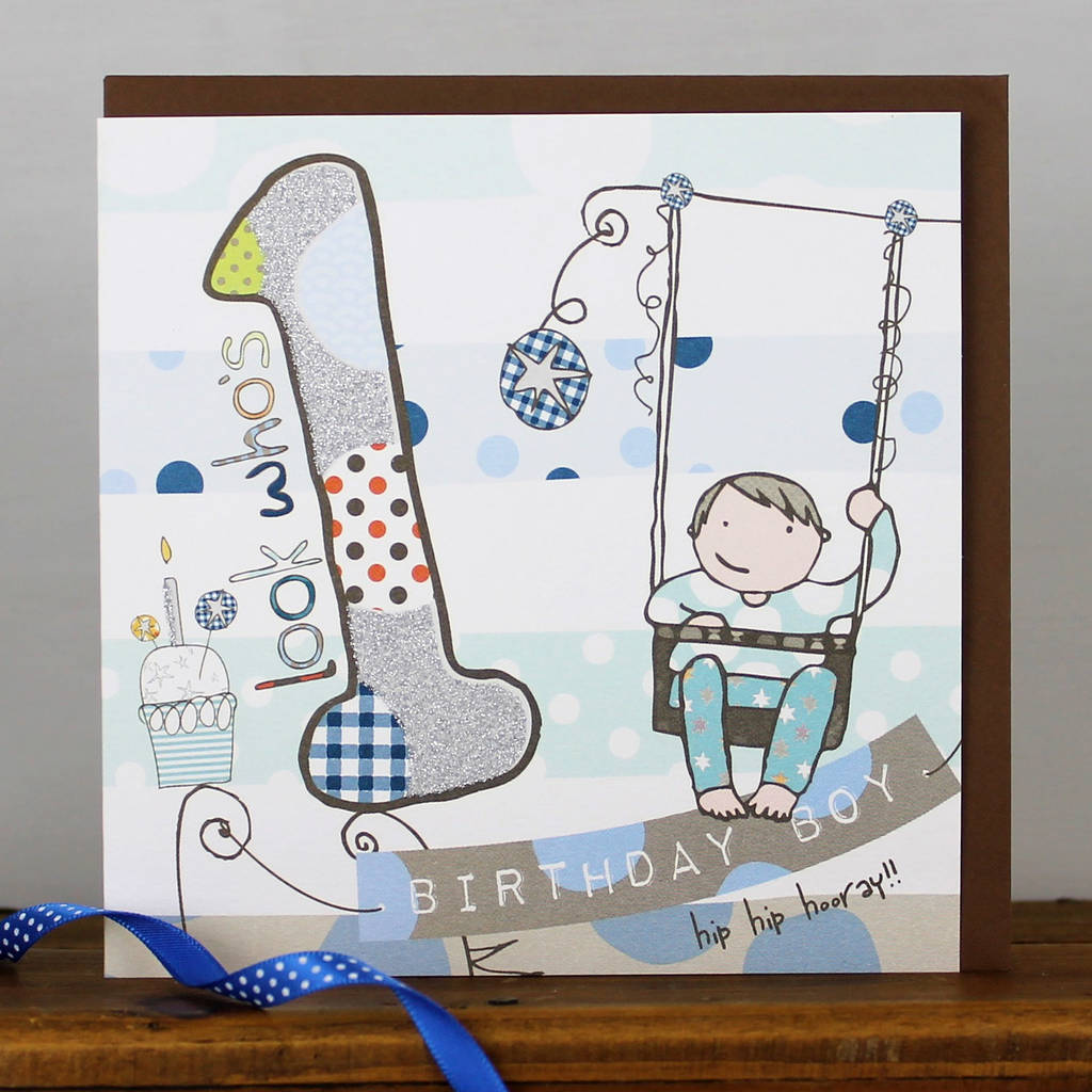 first birthday card boy/girl by molly mae | notonthehighstreet.com