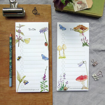 Pair Of Illustrated 'To Do' List Notepads, 4 of 6