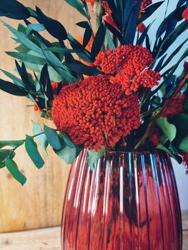 Burnt Orange Dried Flower Bouquet, 3 of 5