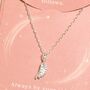 Wing Pendant Carded Necklace, thumbnail 4 of 4