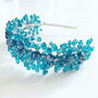 Turquoise Crystal Headpiece, thumbnail 1 of 5