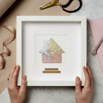 Personalised 'My Home' Map Picture, 3 of 4