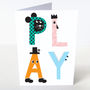 Play Children's Greeting Card, thumbnail 2 of 2
