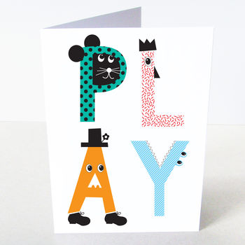 Play Children's Greeting Card, 2 of 2