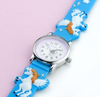 Personalised Rainbow Unicorn Watch, 3 of 4