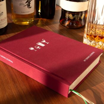 Personalised My Drinks Journal Gift Book, 2 of 4