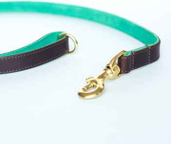 Leather And Suede Dog Lead, 3 of 5