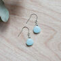 Amazonite Recycled Sterling Silver Earrings, thumbnail 5 of 8