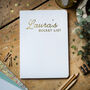 Personalised Bucket List Foil Notebook, thumbnail 2 of 8