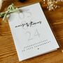 Personalised Names And Date Engagement Card, thumbnail 1 of 4