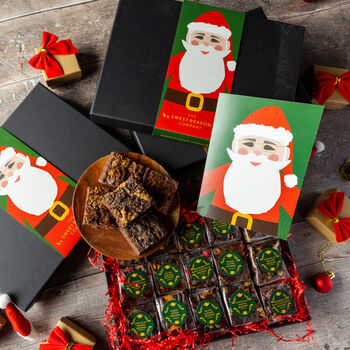 Christmas 'Santa' Vegan Indulgent Brownies, 2 of 2
