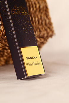 Small White Chocolate Bar By Saffire Chocolates, 5 of 5