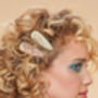 Jewelled Pastel Sunrise Hair Clips, thumbnail 2 of 3